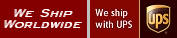 We ship with UPS